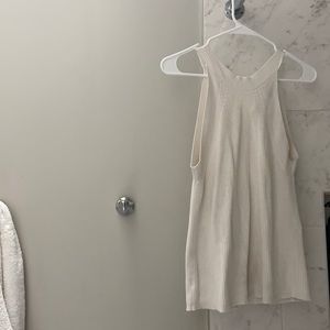Loft White Sleeveless Top